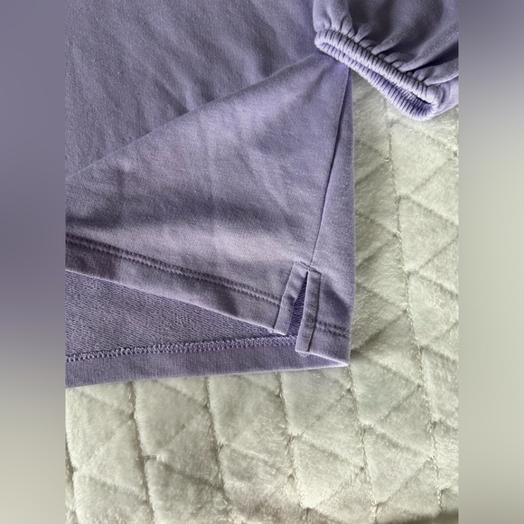 Old Navy | Lavender Lightweight Sweatshirt with Ruffle Detail | Size Small - Picture 4 of 13